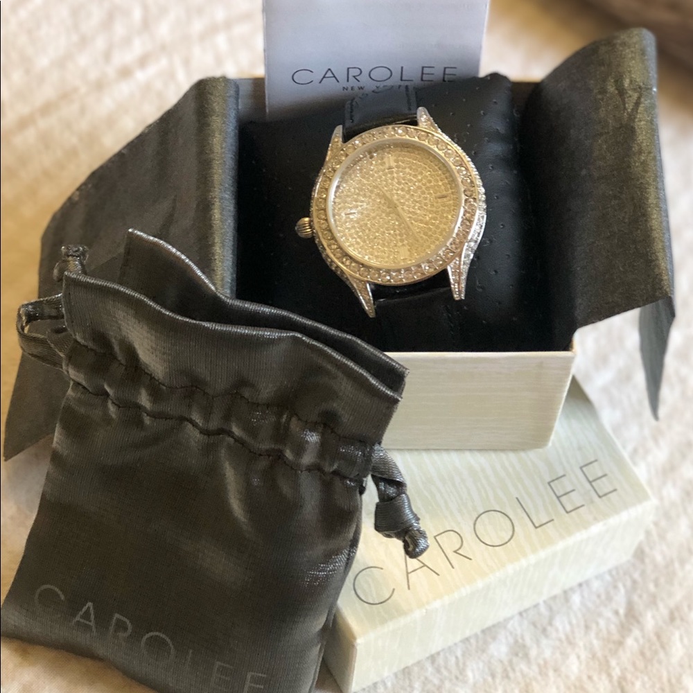 🤩 Carolee Lux Pave Crystal Watch 🤩